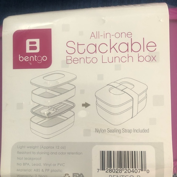NWT Bentgo Stackable Bento Lunchbox x2 - Picture 3 of 7
